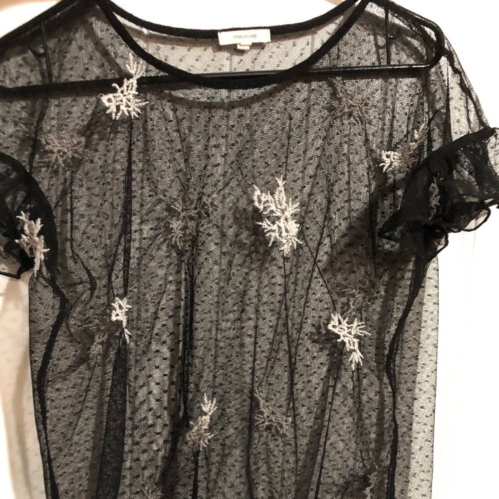 Black overlay top